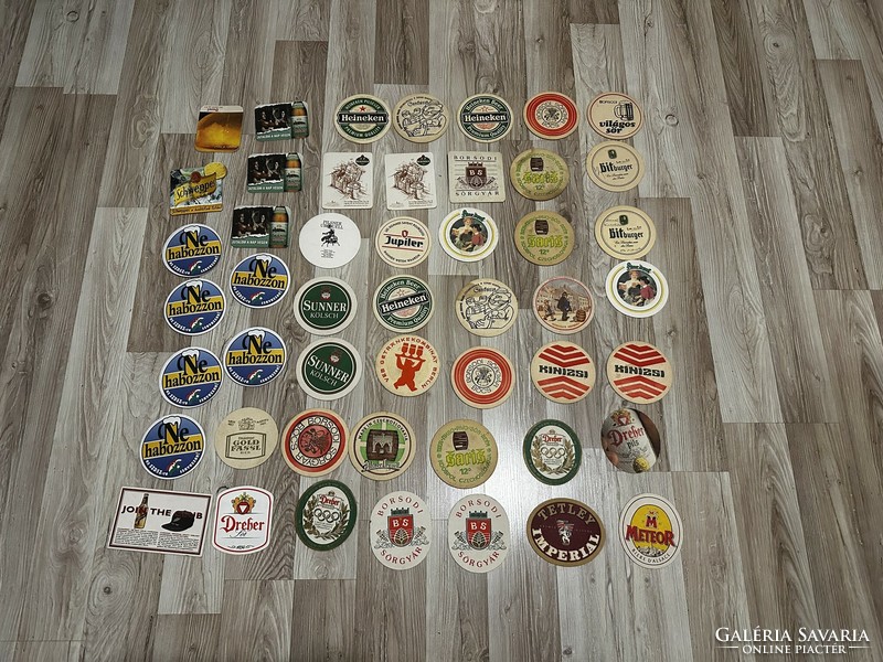 Beer coaster collection 89 pieces for sale together!