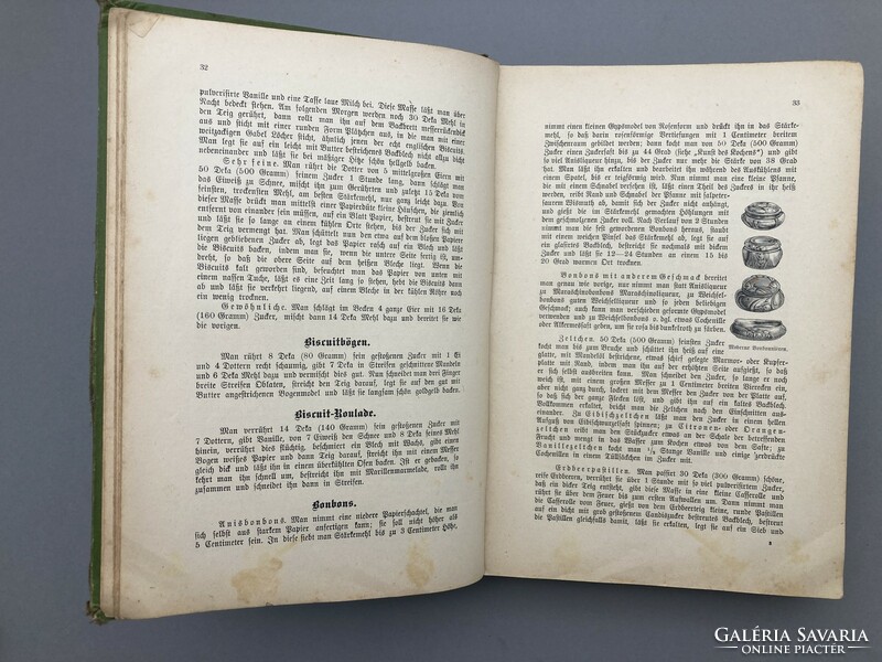 Die Kochkunst: Antik bécsi szakácskönyv, szecessziós illusztrációkkal - gyűjtői ritkaság, 1900