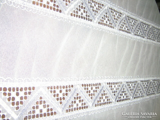 Wonderful vintage style lacy panoramic curtain