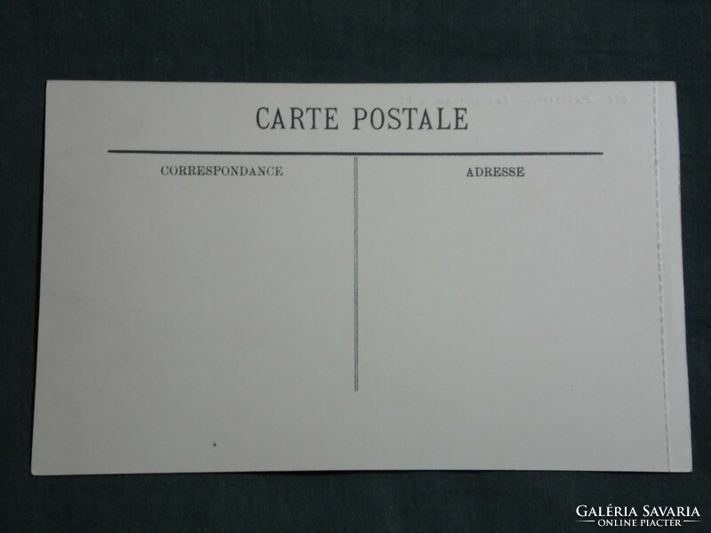 Képeslap, Postcard, Francia, PARIS (V). La Conciergerie, Cité palota részlet, híd