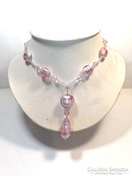 Murano pink collar (1130)