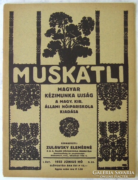 Zulawsky Elemérné: Muskátli 1932