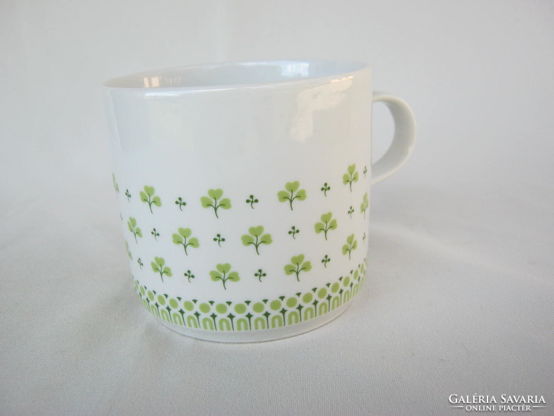 Alföldi porcelain mug with parsley pattern
