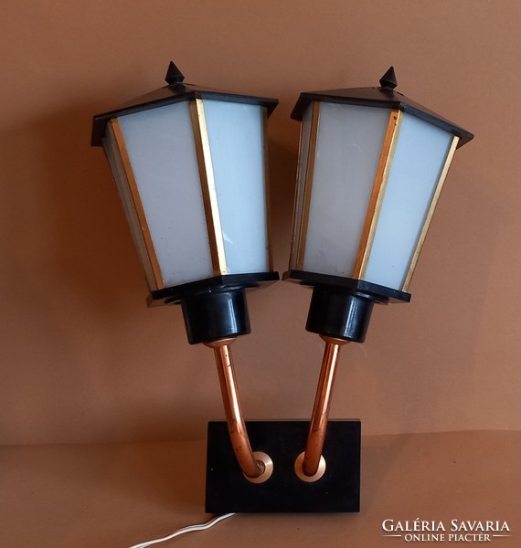 Kandellaber fali lámpa  vintage ALKUDHATÓ design