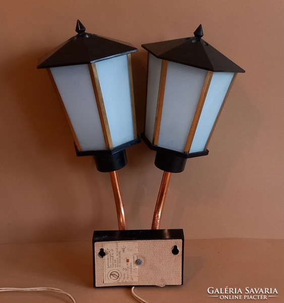 Kandellaber fali lámpa  vintage ALKUDHATÓ design