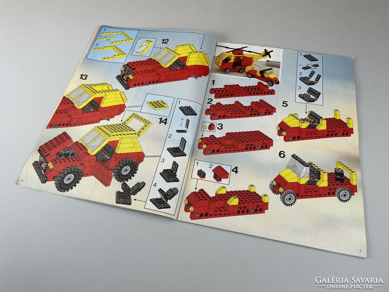 LEGO 740 - Basic Building Set - összerakási útmutató leírás 1985