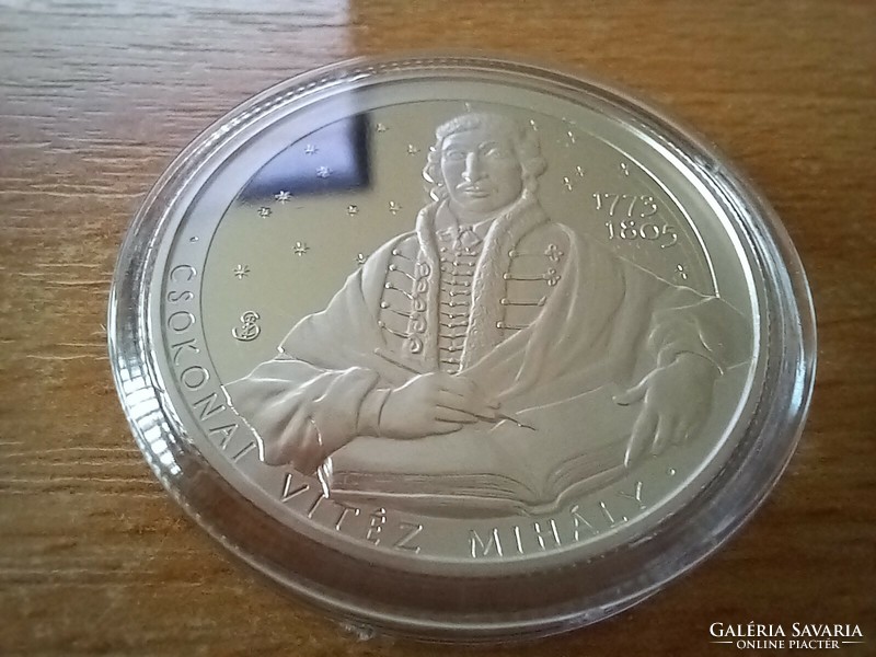 Silver medal for the 250th anniversary of the birth of Mihály the Brave from Csokona