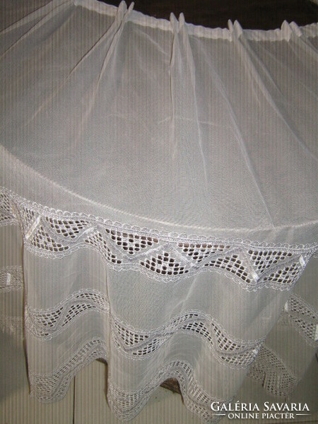 Wonderful vintage style lacy panoramic curtain