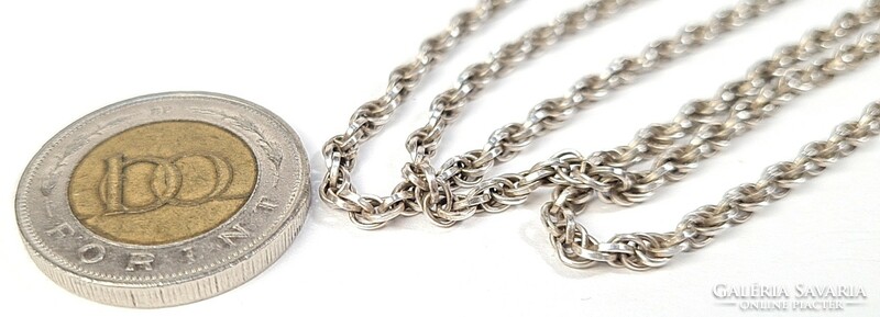 Gyönyörű, pénzverdés ezüst nyaklánc / 925-ös