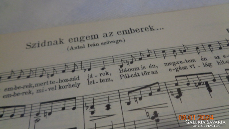 Sheet music books by Árpád Balázs 5 of the best Hungarian sheet music 1927