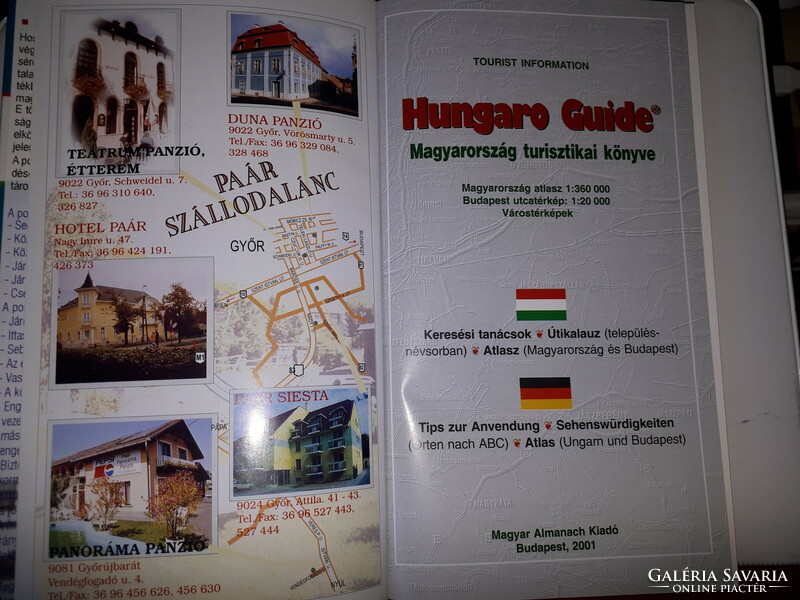 Hungary and Budapest tourist book