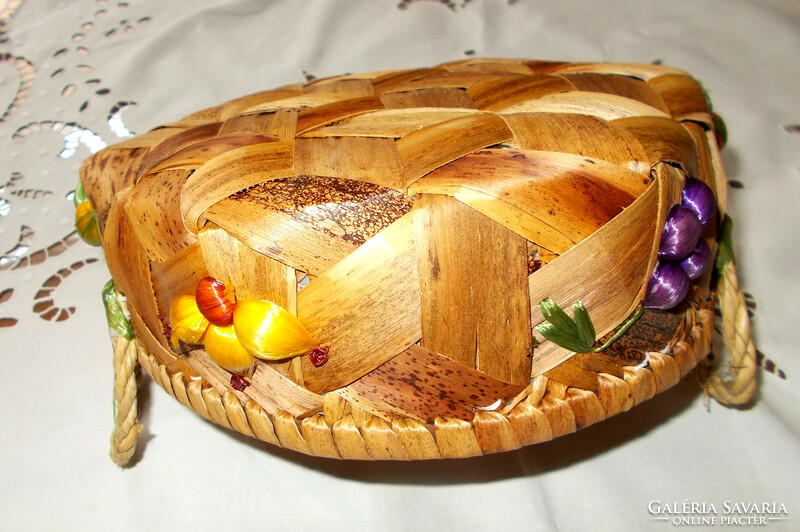 Gyekyny bread and scone basket, offering. 24X9 cm