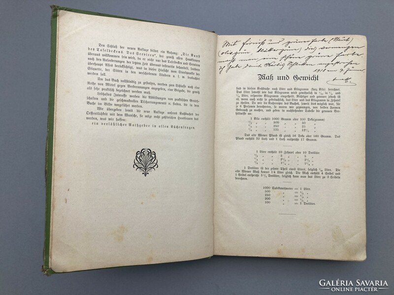 Die Kochkunst: Antik bécsi szakácskönyv, szecessziós illusztrációkkal - gyűjtői ritkaság, 1900