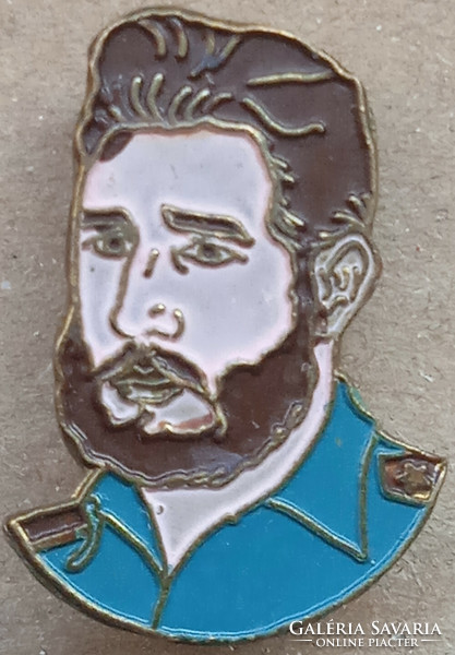Kuba elnöke Fidel Castro - jelvény