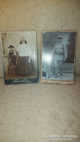 2 old cabinet photos