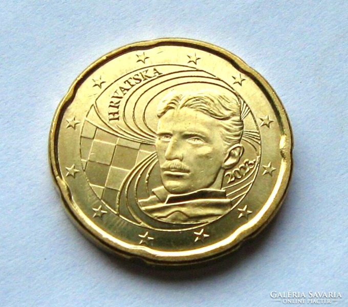 Horvátország - 20 Euro Cent - 2023 - NIKOLA TESLA