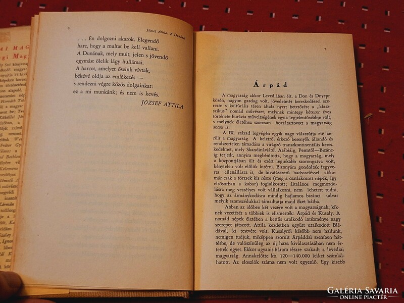 1936 unikális JÓZSEF ATTILA EREKLYE!!! A DUNÁNÁL első publikálása!!! -boritós!-1936 KÖNYVNAP