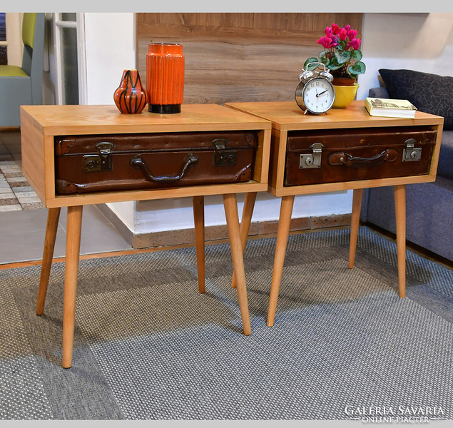 Rustic bedside tables, vintage, nightstand