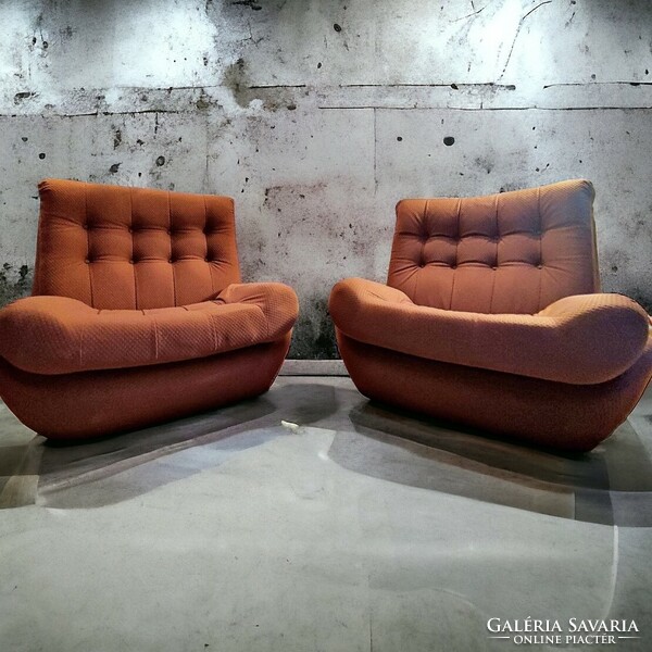 Retro space age Atlantis pille sofa set