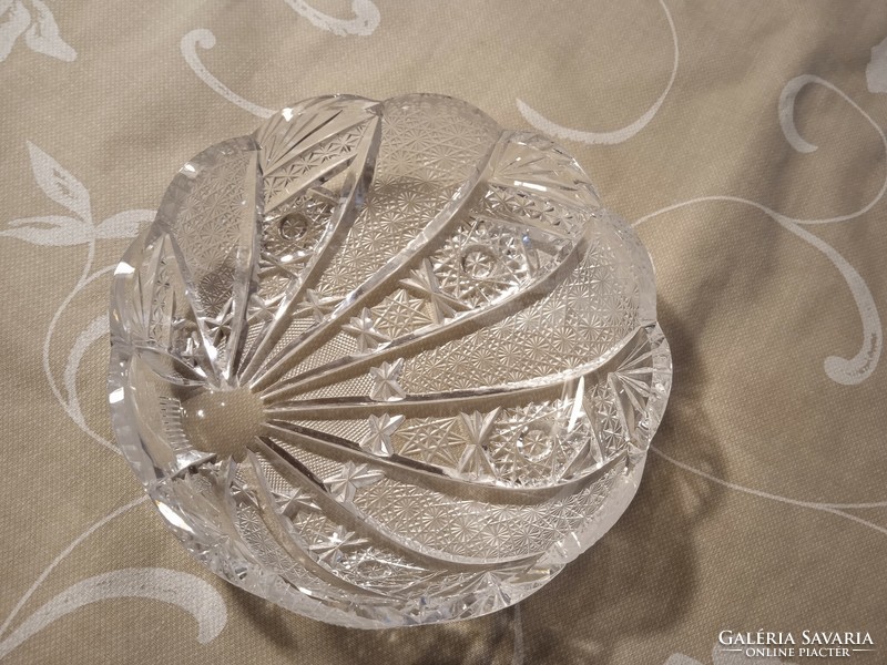 Crystal serving bowl