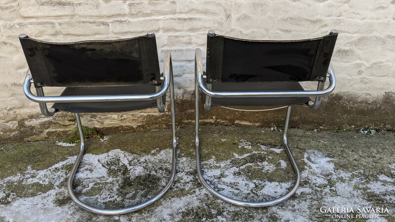 Marcel brauer style bent tube frame chairs