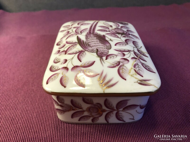 Herend porcelain zova pattern bonbonier box