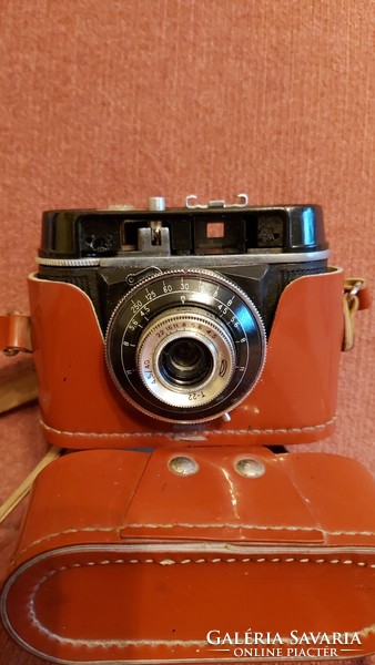 Old camera with case