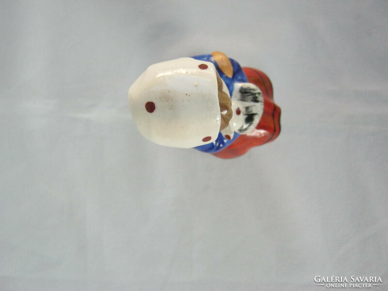 Little girl with an umbrella old German sitzendorf porcelain figure 12 cm