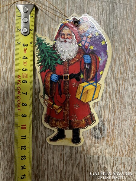 Hard paper Santa Claus Christmas tree decoration