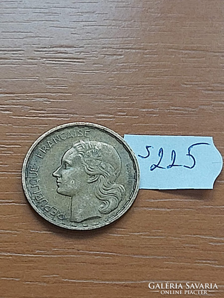 France 20 francs francs 1950 / b, aluminum-bronze, cock s225