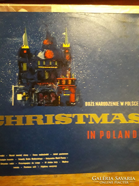 Bakelit Lemezek LP. karácsonyi zene Christmas in Poland Muza