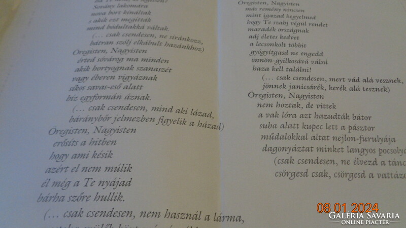 Anna Jókai: prayer for Hungary and the angel from the daughter-in-law c. An older copy of a poem