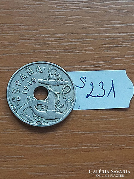 Spain 50 cm 1949 copper-nickel francisco franco s231
