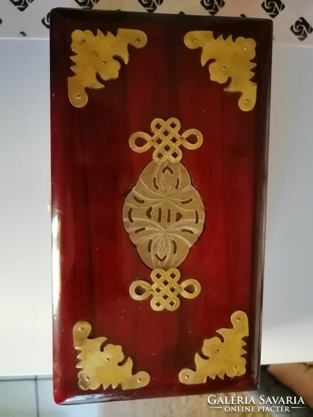 Chinese copper jewelry box