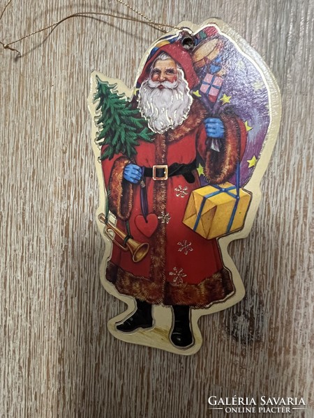 Hard paper Santa Claus Christmas tree decoration