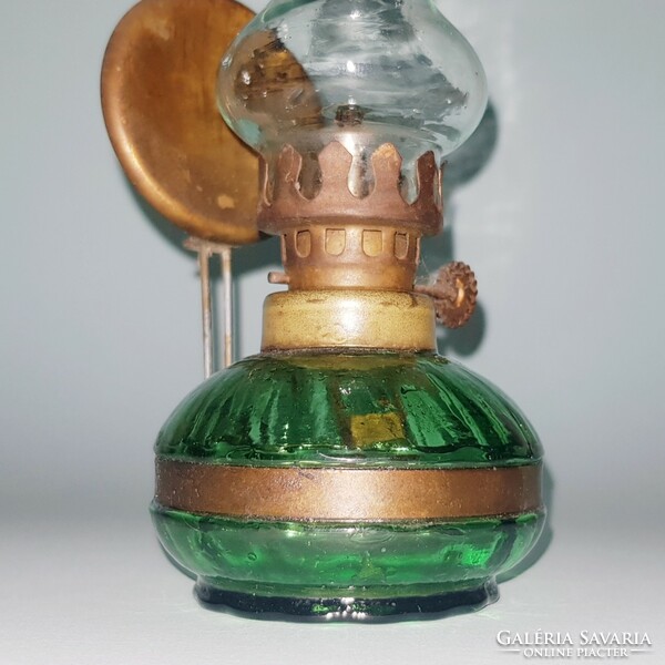 Old tiny 15cm kerosene lamp
