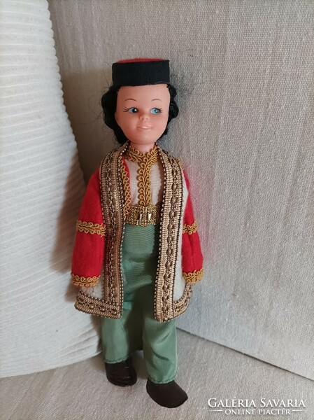 Baby in Russian folk costume