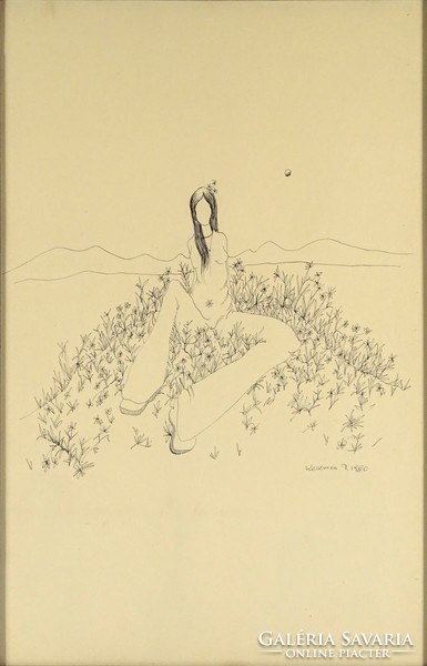 1G023 kelemen paál: flower garden ii. Erotic drawing