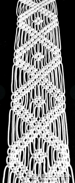 Macrame table runner