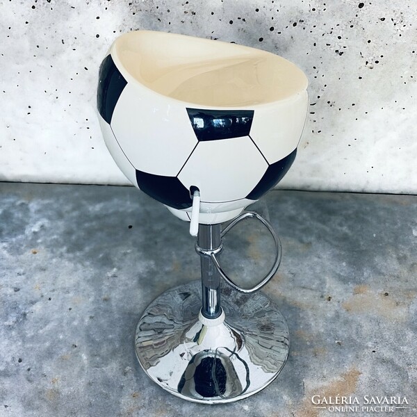 Retro, vintage design usa soccer bar stool