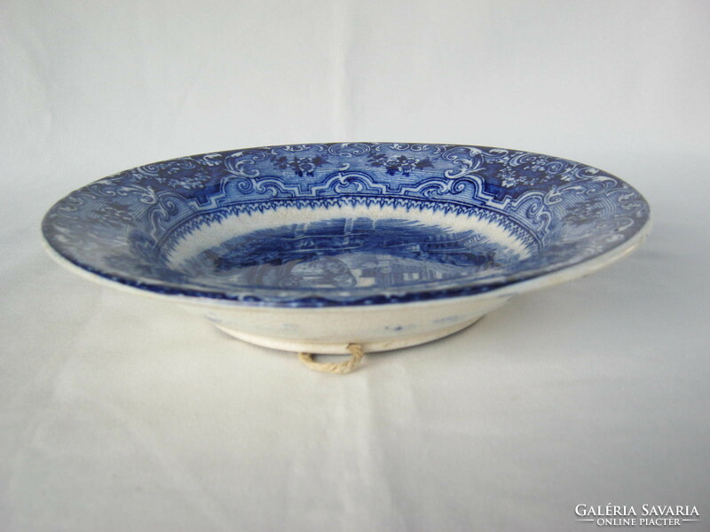 Old Delft ceramic blue pattern wall bowl plate decorative plate 23 cm