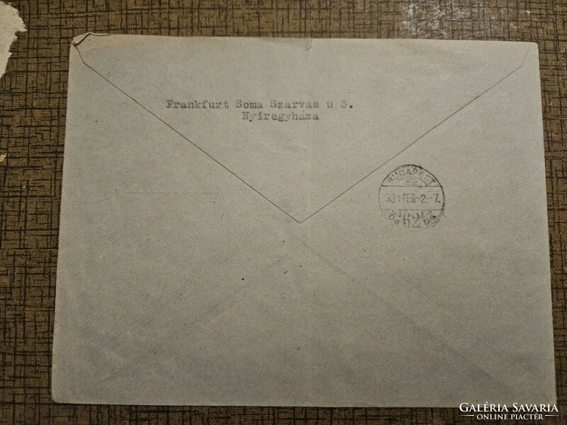Letter from 1931, Nyíregyháza