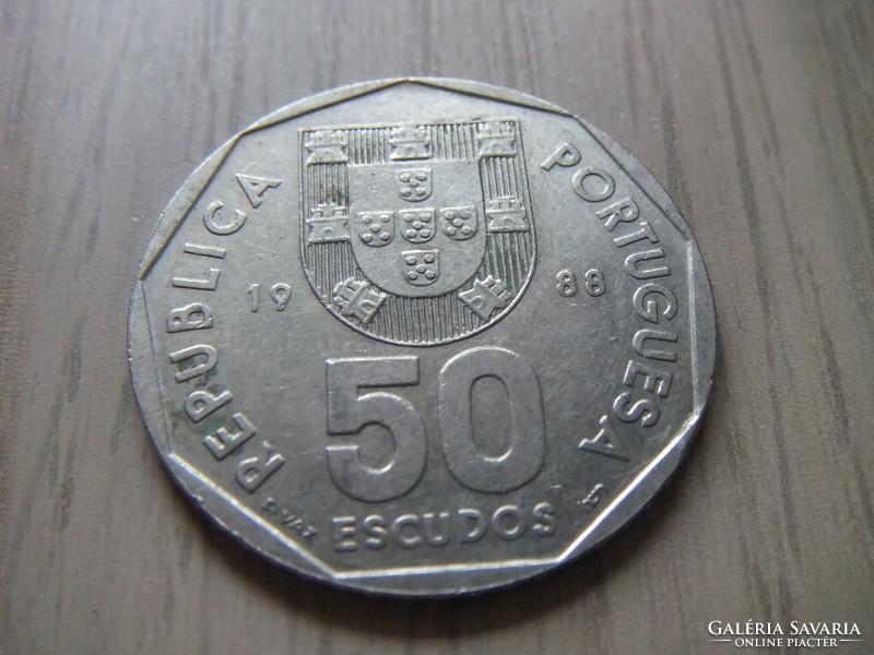 50  Escudo   1988   Portugália