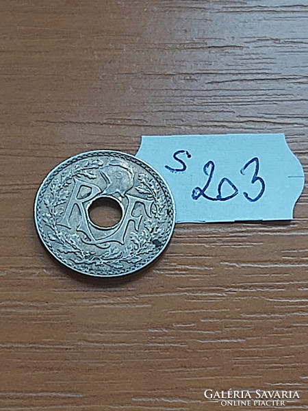 France 5 centimeter 1936 copper-nickel s203
