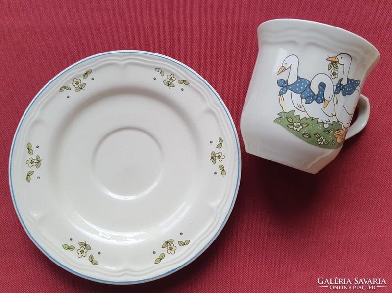 Goose Easter mandarin rb porcelain coffee tea set cup mug plate saucer