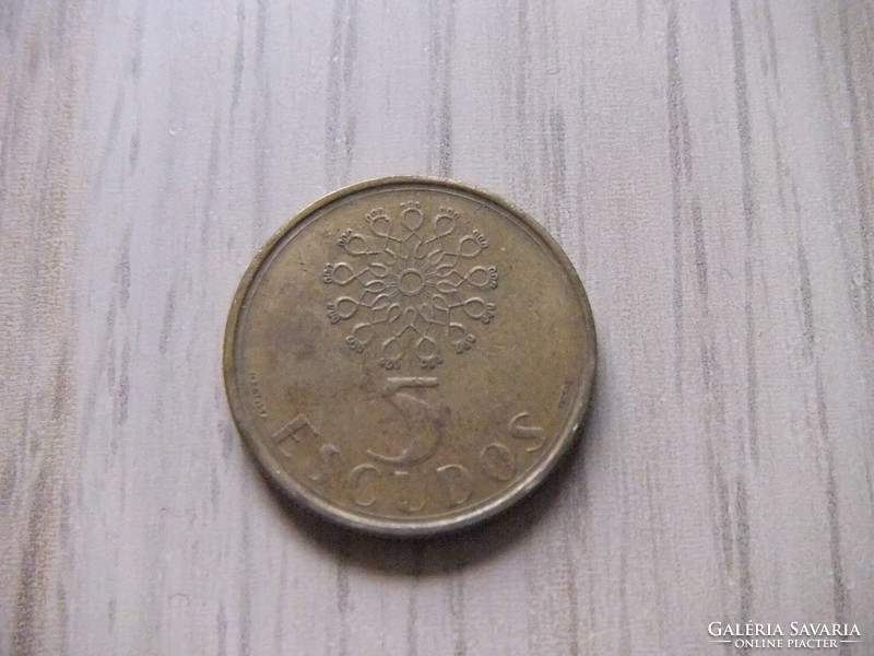 5  Escudo   1991   Portugália