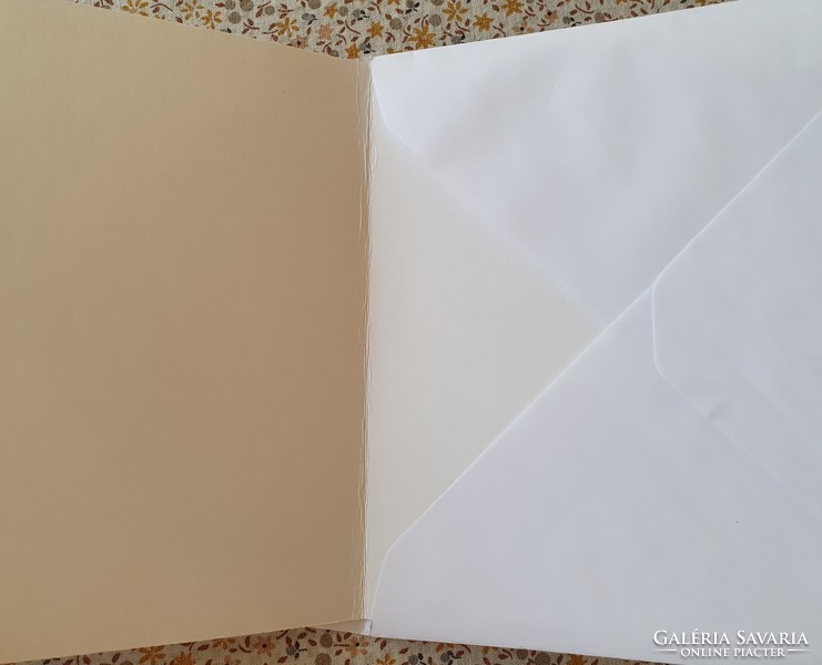 Képeslap üdvözlőlap üdvözlőkártya levelezőlap borítékkal postatiszta német