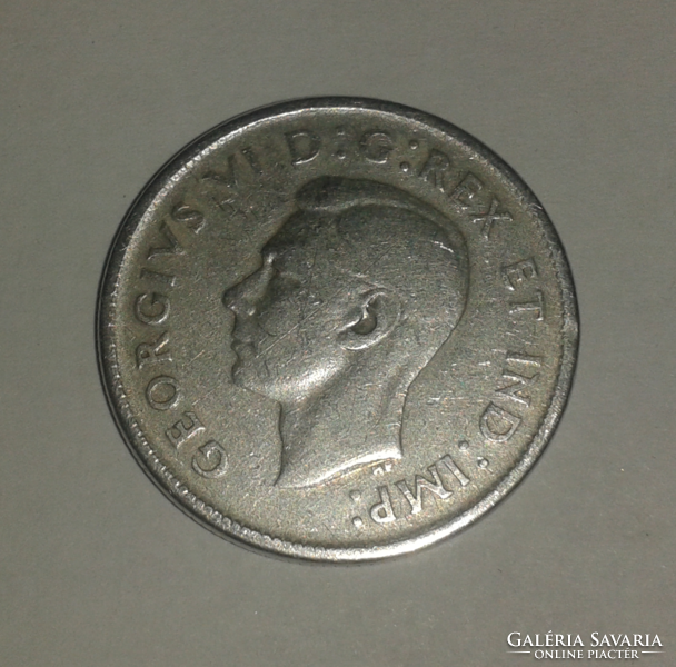 Kanada ezüst 25 cent, 1945
