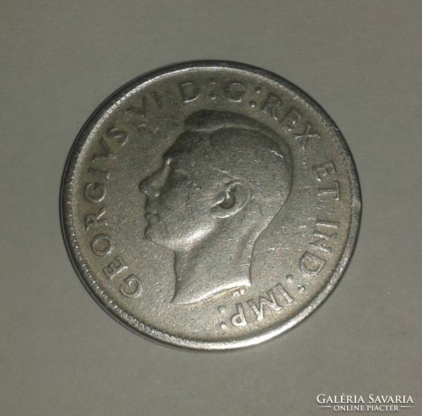 Canada silver 25 cents, 1945