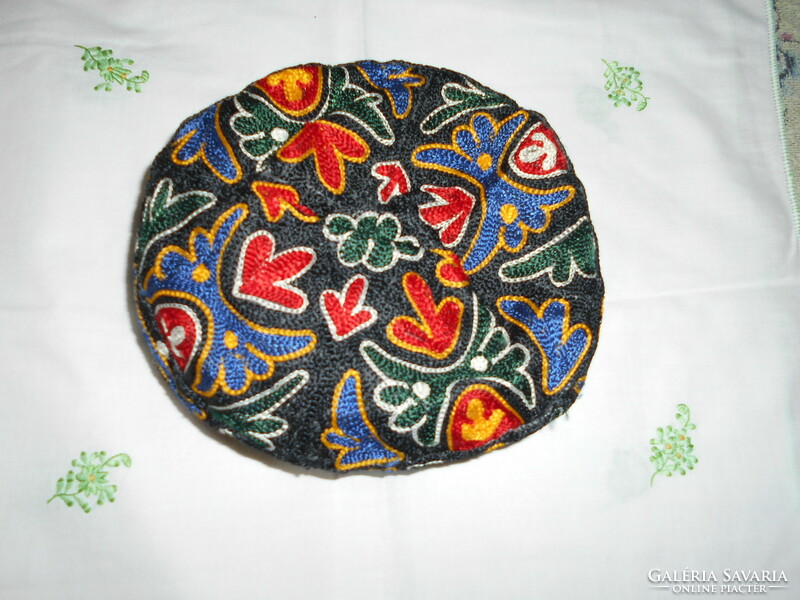 Eastern men's headdress, hat, tyubityejka - full surface embroidered 50 cm circumference